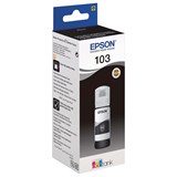 Чернила EPSON 103 (C13T00S14A) для СНПЧ EPSON L3100/L3101/L3110/L3150/L3151/L1110, черные, ОРИГИНАЛЬНЫЕ 363191