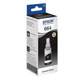 Чернила EPSON 664 (T6641) для СНПЧ Epson L100/L110/L200/L210/L300/L456/L550, черные, ОРИГИНАЛЬНЫЕ 360972