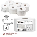 {{photo.Alt || photo.Description || 'Бумага туалетная 215 м, VEIRO (Система T8), КОМПЛЕКТ 6 шт., с центральной вытяжкой, Comfort, 2-слойная, TP210'}}