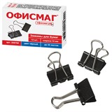 {{photo.Alt || photo.Description || 'Зaжимы для бумаг ОФИСМАГ, КОМПЛЕКТ 12 шт., 15 мм, на 45 листов, черные, картонная коробка, 226762'}}