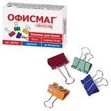 {{photo.Alt || photo.Description || 'Зaжимы для бумаг ОФИСМАГ, КОМПЛЕКТ 12 шт., 19 мм, на 60 листов, цветные, картонная коробка, 226763'}}