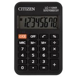 {{photo.Alt || photo.Description || 'Калькулятор карманный CITIZEN LC-110NR, МАЛЫЙ (89х59 мм), 8 разрядов, питание от батарейки, ЧЕРНЫЙ'}}