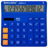 {{photo.Alt || photo.Description || 'Калькулятор настольный BRAUBERG DIGITAL-12-BL (151х152 мм), 12 разрядов, двойное питание, СИНИЙ, 272969'}}