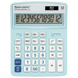 {{photo.Alt || photo.Description || 'Калькулятор настольный BRAUBERG EXTRA PASTEL-12-LB (206x155 мм), 12 разрядов, двойное питание, ГОЛУБОЙ, 250486'}}