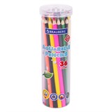 {{photo.Alt || photo.Description || 'Карандаши цветные акварельные BRAUBERG PREMIUM AQUARELLE 36 цветов в тубе, трехгранные, утолщенный грифель 4 мм, натуральное дерево,181933'}}