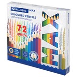 {{photo.Alt || photo.Description || 'Карандаши цветные супермягкие яркие BRAUBERG MAX, 72 цвета, шестигранные, грифель 3,3 мм, натуральное дерево, 181861'}}