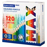 {{photo.Alt || photo.Description || 'Карандаши цветные супермягкие яркие классические BRAUBERG MAX 120 цветов, шестигранные, натуральное дерево, грифель 3,3 мм, 182006'}}