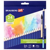 {{photo.Alt || photo.Description || 'Карандаши художественные цветные акварельные BRAUBERG ART CLASSIC, 24 цвета, грифель 3,3 мм, 181530'}}