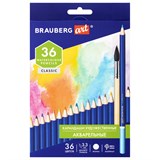 {{photo.Alt || photo.Description || 'Карандаши художественные цветные акварельные BRAUBERG ART CLASSIC, 36 цветов, грифель 3,3 мм, 181531'}}