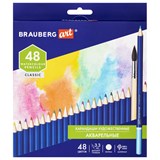 {{photo.Alt || photo.Description || 'Карандаши художественные цветные акварельные BRAUBERG ART CLASSIC, 48 цветов, грифель 3,3 мм, 181532'}}