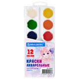 {{photo.Alt || photo.Description || 'Краски акварельные BRAUBERG 12 цветов "Аниме", медовые, круглые кюветы, 192552'}}