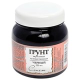 Грунт акриловый "Сонет", черный, баночка 220 мл, 2123922 190982