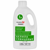 {{photo.Alt || photo.Description || 'Краска акриловая художественная ГЛЯНЦЕВАЯ, 1000 мл бутыль, белила титановые, BRAUBERG ART, 192541'}}