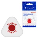 {{photo.Alt || photo.Description || 'Ластик BRAUBERG "Universal", 45х45х10 мм, белый, треугольный, красный пластиковый держатель, 222473'}}