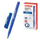 {{photo.Alt || photo.Description || 'Маркер перманентный BRAUBERG "CLASSICLine", СИНИЙ, тонкий наконечник 1 мм, 150297'}}