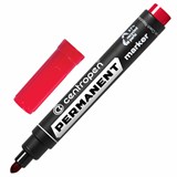 {{photo.Alt || photo.Description || 'Маркер перманентный CENTROPEN 8566, КРАСНЫЙ, круглый наконечник, 2,5 мм, 5 8566 0104'}}