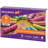 {{photo.Alt || photo.Description || 'Пастель сухая художественная BRAUBERG ART DEBUT, 9 цветов, круглое сечение, 181459'}}