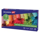 {{photo.Alt || photo.Description || 'Пастель сухая художественная BRAUBERG ART CLASSIC, 12 цветов, круглое сечение, 181453'}}