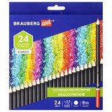 {{photo.Alt || photo.Description || 'Карандаши художественные цветные BRAUBERG ART CLASSIC, 24 цвета, МЯГКИЙ грифель 3,3 мм, 181537'}}