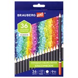 {{photo.Alt || photo.Description || 'Карандаши художественные цветные BRAUBERG ART CLASSIC, 36 цветов, МЯГКИЙ грифель 3,3 мм, 181538'}}