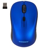 {{photo.Alt || photo.Description || 'Мышь беспроводная SONNEN V-111, USB, 800/1200/1600 dpi, 4 кнопки, оптическая, синяя, 513519'}}