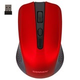 {{photo.Alt || photo.Description || 'Мышь беспроводная SONNEN V99, USB, 1000/1200/1600 dpi, 4 кнопки, оптическая, красная, 513529'}}