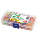 {{photo.Alt || photo.Description || 'Набор для создания бижутерии и украшений BEADS SET, 200 элементов, 10 видов, прозрачные, BRAUBERG KIDS, 664694'}}