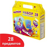 {{photo.Alt || photo.Description || 'Набор школьных принадлежностей в подарочной коробке ЮНЛАНДИЯ "НАБОР ПЕРВОКЛАССНИКА", 28 предметов, 880119'}}