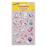 {{photo.Alt || photo.Description || 'Наклейки зефирные "Единороги", многоразовые, 10х15 см, ЮНЛАНДИЯ, 661785'}}