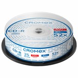 {{photo.Alt || photo.Description || 'Диски CD-R CROMEX, 700 Mb, 52x, Cake Box (упаковка на шпиле), КОМПЛЕКТ 25 шт., 513776'}}
