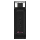 {{photo.Alt || photo.Description || 'Флеш-диск 64 GB KINGSTON DataTraveler 70, разъем Type-C 3.2, черный, DT70/64GB'}}