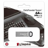 {{photo.Alt || photo.Description || 'Флеш-диск 64 GB KINGSTON DataTraveler Kyson, разъем USB 3.2, серебряный, DTKN/64GB'}}