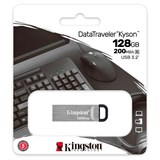 {{photo.Alt || photo.Description || 'Флеш-диск 128 GB KINGSTON DataTraveler Kyson, разъем USB 3.2, серебряный, DTKN/128GB'}}