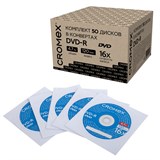 {{photo.Alt || photo.Description || 'Диски DVD-R в конверте КОМПЛЕКТ 50 шт., 4,7 Gb, 16x, CROMEX, 513798'}}