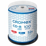 {{photo.Alt || photo.Description || 'Диски CD-R CROMEX, 700 Mb, 52x, Cake Box (упаковка на шпиле), КОМПЛЕКТ 100 шт., 513778'}}
