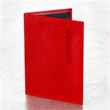 {{photo.Alt || photo.Description || 'Обложка для паспорта экокожа, мягкая вставка изолон, "PASSPORT", красная, STAFF "Profit", 238408'}}