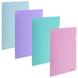 {{photo.Alt || photo.Description || 'Папка-уголок ERICH KRAUSE "Diagonal Pastel", ассорти, 0,18 мм, 50170'}}