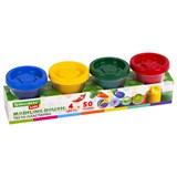 {{photo.Alt || photo.Description || 'Пластилин-тесто для лепки BRAUBERG KIDS, 4 цвета, 200 г, яркие классические цвета, крышки-штампики, 106714'}}