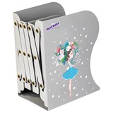 {{photo.Alt || photo.Description || 'Подставка-держатель для книг и учебников ЮНЛАНДИЯ "Flower girl", раздвижная, металлическая, 237902'}}