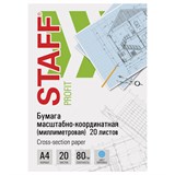 {{photo.Alt || photo.Description || 'Бумага масштабно-координатная (миллиметровая), папка, А4, голубая, 20 листов, ПЛОТНАЯ 80 г/м2, STAFF, 113485'}}