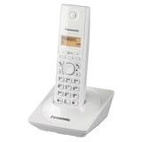 {{photo.Alt || photo.Description || 'Радиотелефон PANASONIC KX-TG1711RUW, память на 50 номеров, АОН, повтор, часы /будильник (радиус 10-100 м), цвет белый'}}
