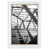 {{photo.Alt || photo.Description || 'Рамка 10х15 см небьющаяся, багет 14,6 мм, пластик, BRAUBERG "Original Line", белая/золото, 391235'}}