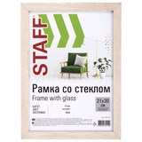 {{photo.Alt || photo.Description || 'Рамка 21х30 см "капучино" STAFF "Grand", багет 18 мм, стекло, МДФ, 391205'}}