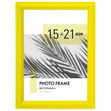 {{photo.Alt || photo.Description || 'Рамка 15х21 см небьющаяся, багет 17,5 мм, пластик, BRAUBERG "Colorful", желтая, 391245'}}