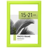 {{photo.Alt || photo.Description || 'Рамка 15х21 см небьющаяся, багет 17,5 мм, пластик, BRAUBERG "Colorful", салатовая, 391243'}}
