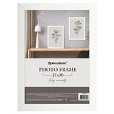 {{photo.Alt || photo.Description || 'Рамка 21х30 см небьющаяся, аналог IKEA, багет 21 мм, МДФ, BRAUBERG "Idea", белая, 391370'}}
