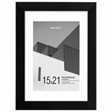 {{photo.Alt || photo.Description || 'Рамка 15х21 см с паспарту 10х15 см небьющаяся, багет 20 мм, пластик, BRAUBERG "New Age", черная, 391273'}}
