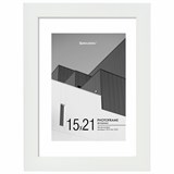 {{photo.Alt || photo.Description || 'Рамка 15х21 см с паспарту 10х15 см небьющаяся, багет 20 мм пластик, BRAUBERG "New Age", белая, 391274'}}