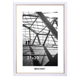 {{photo.Alt || photo.Description || 'Рамка 21х30 см небьющаяся, багет 14,6 мм, пластик, BRAUBERG "Original Line", белая/золото, 391236'}}