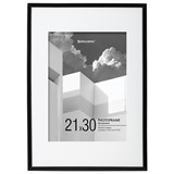 {{photo.Alt || photo.Description || 'Рамка 21х30 см с паспарту 15х21 см небьющаяся, багет 5 мм, пластик, BRAUBERG "Smart", черная, 391280'}}